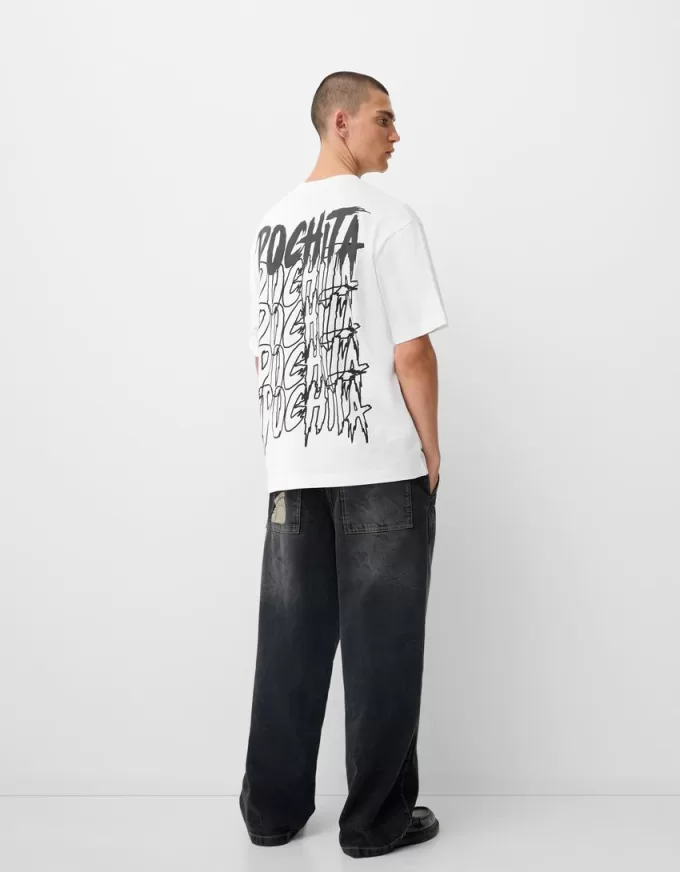 Tricou cu mânecă scurtă cu imprimeu Chainsaw Man Tricou cu mânecă scurtă cu imprimeu Chainsaw Man