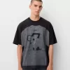 Tricou cu mânecă scurtă cu imprimeu Chainsaw Man Tricou cu mânecă scurtă cu imprimeu Chainsaw Man