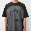 Tricou cu mânecă scurtă cu imprimeu Chainsaw Man Tricou cu mânecă scurtă cu imprimeu Chainsaw Man