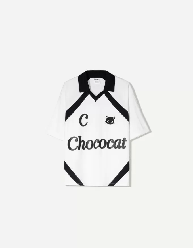 Tricou cu mânecă scurtă cu imprimeu Chococat Tricou cu mânecă scurtă cu imprimeu Chococat