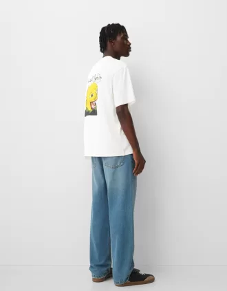 Tricou cu mânecă scurtă cu imprimeu Daniel Johnston