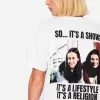 Tricou cu mânecă scurtă cu imprimeu Gilmore Girls Tricou cu mânecă scurtă cu imprimeu Gilmore Girls