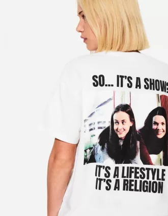 Tricou cu mânecă scurtă cu imprimeu Gilmore Girls