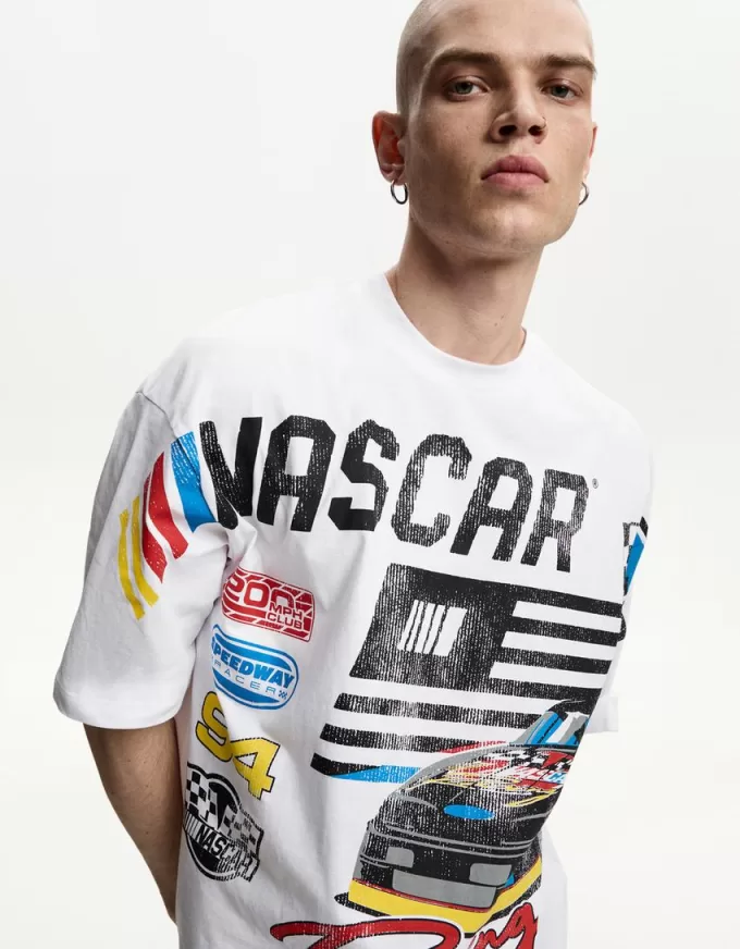 Tricou cu maneca scurta cu imprimeu Nascar Tricou cu maneca scurta cu imprimeu Nascar