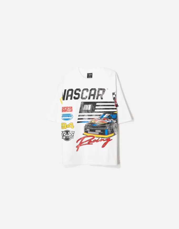 Tricou cu maneca scurta cu imprimeu Nascar Tricou cu maneca scurta cu imprimeu Nascar