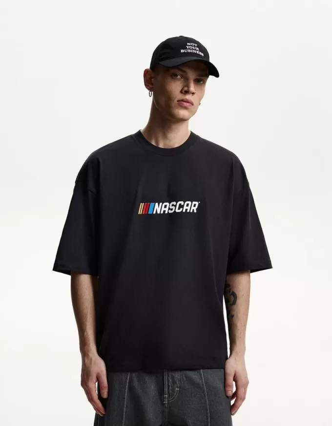 Tricou cu maneca scurta cu imprimeu Nascar Tricou cu maneca scurta cu imprimeu Nascar