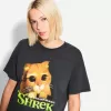 Tricou cu mânecă scurtă cu imprimeu Shrek Tricou cu mânecă scurtă cu imprimeu Shrek