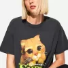 Tricou cu mânecă scurtă cu imprimeu Shrek Tricou cu mânecă scurtă cu imprimeu Shrek