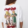 Tricou cu mânecă scurtă cu imprimeu Shrek Tricou cu mânecă scurtă cu imprimeu Shrek