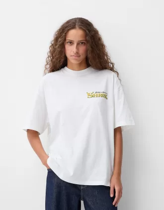 Tricou cu mânecă scurtă cu imprimeu Shrek