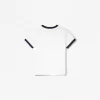 Tricou cu maneca scurta cu imprimeu contrastant Tricou cu maneca scurta cu imprimeu contrastant