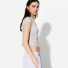 Tricou cu mânecă scurtă cu încrețire laterală Tricou cu mânecă scurtă cu încrețire laterală