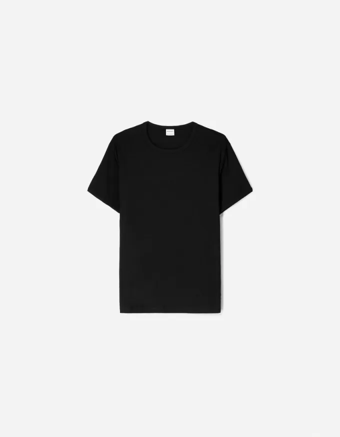 Tricou cu mânecă scurtă cu nervuri Tricou cu mânecă scurtă cu nervuri