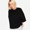 Tricou cu mânecă scurtă, din bumbac greu, în formă boxy Tricou cu mânecă scurtă, din bumbac greu, în formă boxy
