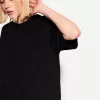 Tricou cu mânecă scurtă, din bumbac greu, în formă boxy Tricou cu mânecă scurtă, din bumbac greu, în formă boxy