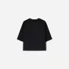Tricou cu mânecă scurtă, din bumbac greu, în formă boxy Tricou cu mânecă scurtă, din bumbac greu, în formă boxy