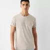 Tricou cu mânecă scurtă în formă musculară Tricou cu mânecă scurtă în formă musculară