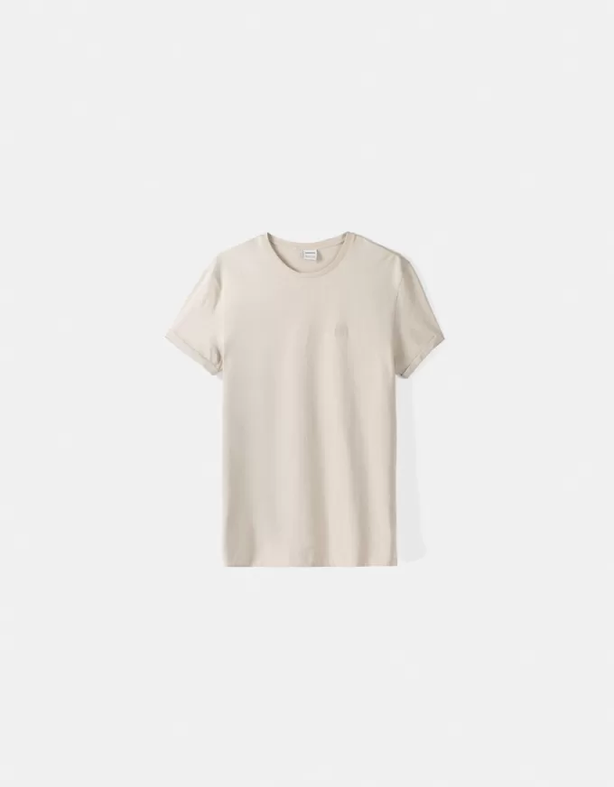 Tricou cu mânecă scurtă în formă musculară Tricou cu mânecă scurtă în formă musculară