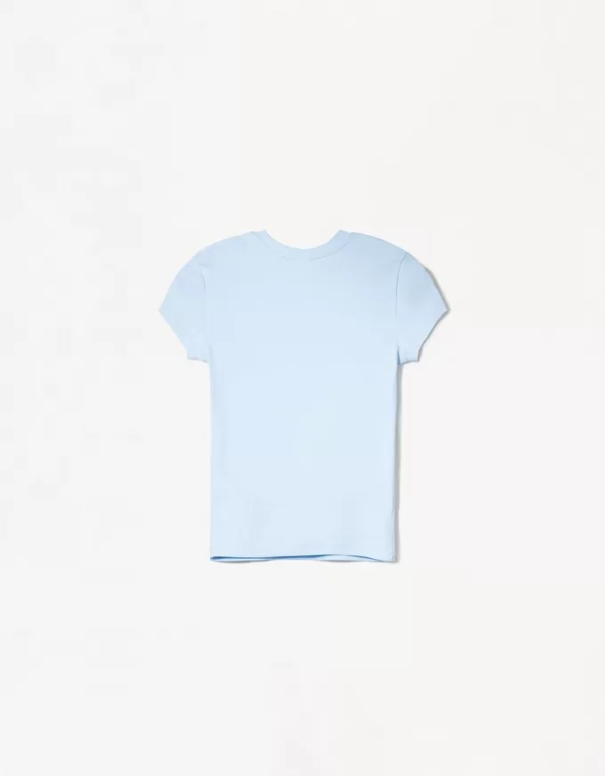 Tricou cu mânecă scurtă și decolteu Tricou cu mânecă scurtă și decolteu