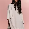 Tricou cu mâneci duble cu imprimeu BERSHKA SERIES Tricou cu mâneci duble cu imprimeu BERSHKA SERIES