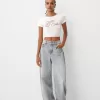 Tricou cu spatele deschis cu strasuri Tricou cu spatele deschis cu strasuri