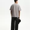 Tricou de pluș cu mânecă scurtă imprimat Tricou de pluș cu mânecă scurtă imprimat