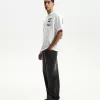 Tricou de pluș cu mânecă scurtă imprimat Tricou de pluș cu mânecă scurtă imprimat