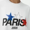 Tricou decupat Paris cu mânecă scurtă Tricou decupat Paris cu mânecă scurtă