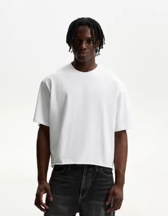 Tricou decupat cu maneca scurta