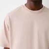 Tricou decupat cu mânecă scurtă, cu talie boxy Tricou decupat cu mânecă scurtă, cu talie boxy