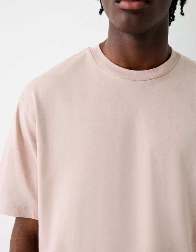Tricou decupat cu mânecă scurtă, cu talie boxy Tricou decupat cu mânecă scurtă, cu talie boxy