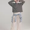 Tricou din bumbac cu maneca lunga Tricou din bumbac cu maneca lunga