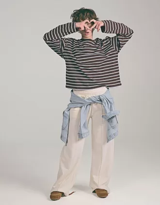 Tricou din bumbac cu maneca lunga