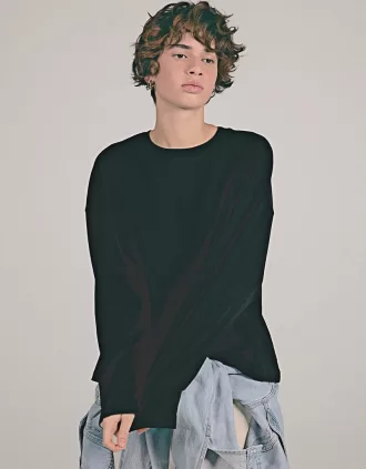 Tricou din bumbac cu maneca lunga
