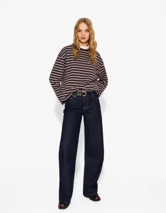 Tricou din bumbac cu maneca lunga