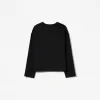 Tricou din bumbac cu maneca lunga Tricou din bumbac cu maneca lunga