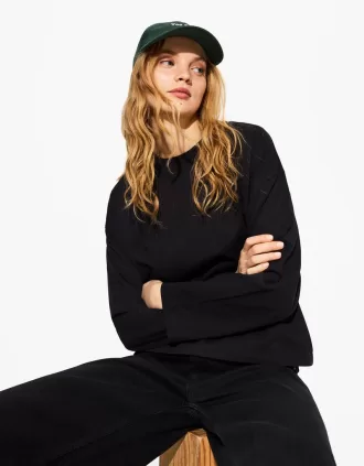 Tricou din bumbac cu maneca lunga