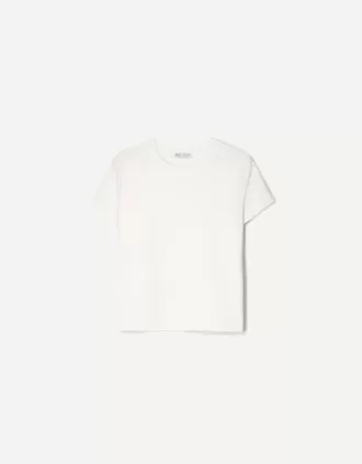 Tricou din bumbac greu cu maneca scurta