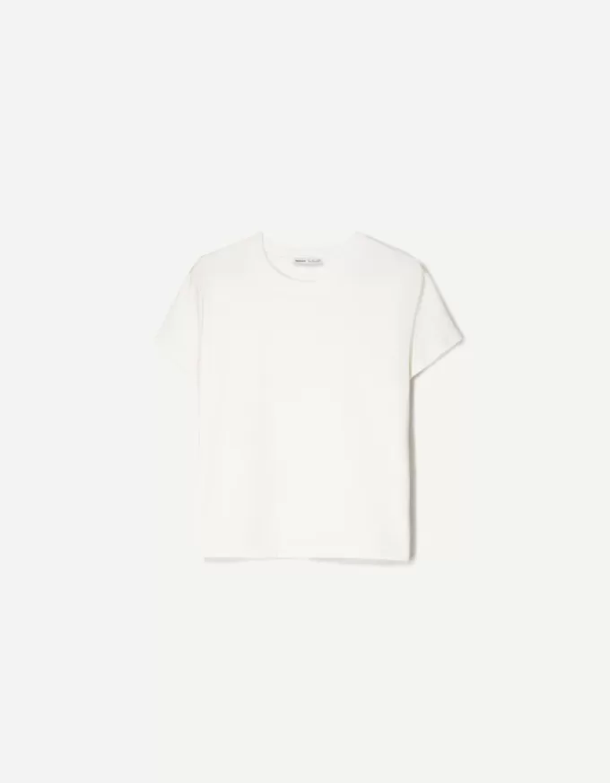 Tricou din bumbac greu cu maneca scurta Tricou din bumbac greu cu maneca scurta