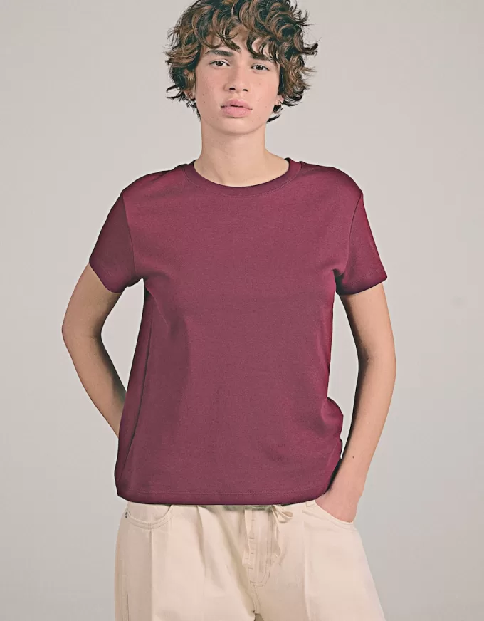 Tricou din bumbac greu cu maneca scurta Tricou din bumbac greu cu maneca scurta