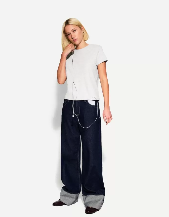 Tricou din bumbac greu cu maneca scurta Tricou din bumbac greu cu maneca scurta