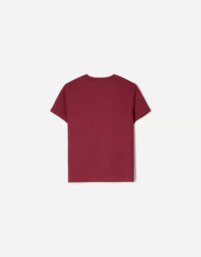Tricou din bumbac greu cu maneca scurta Tricou din bumbac greu cu maneca scurta