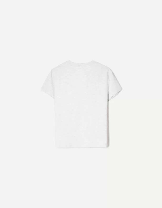 Tricou din bumbac greu cu maneca scurta Tricou din bumbac greu cu maneca scurta