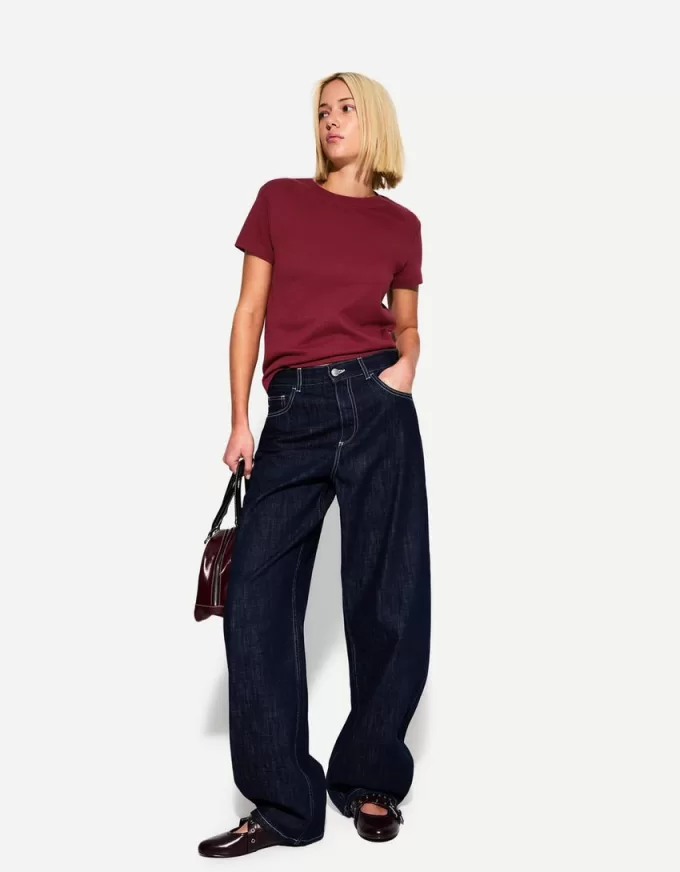 Tricou din bumbac greu cu maneca scurta Tricou din bumbac greu cu maneca scurta