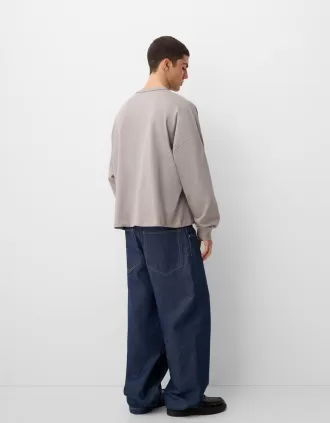 Tricou gros cu maneca lunga