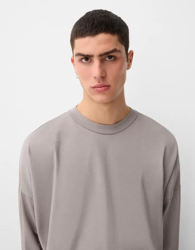 Tricou gros cu maneca lunga Tricou gros cu maneca lunga