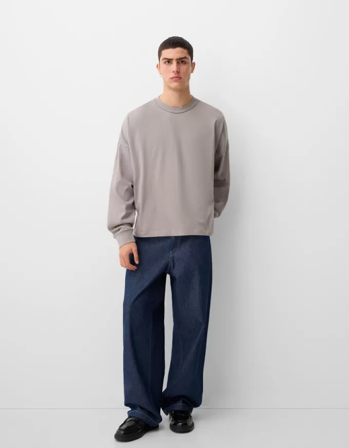 Tricou gros cu maneca lunga Tricou gros cu maneca lunga
