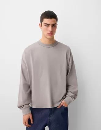 Tricou gros cu maneca lunga