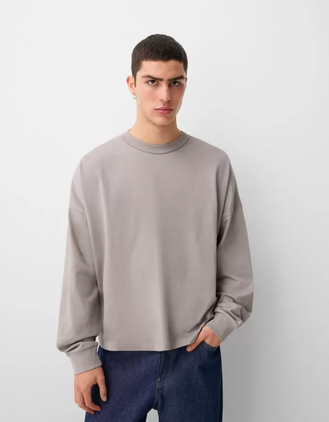 Tricou gros cu maneca lunga Tricou gros cu maneca lunga