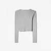 Tricou henley cu maneca lunga
